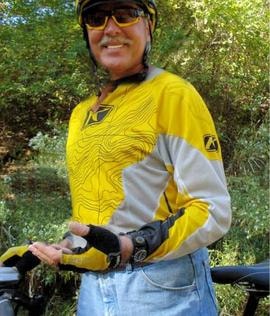 Rick, a former ILS consumer who bicycles over 5,000 miles a year